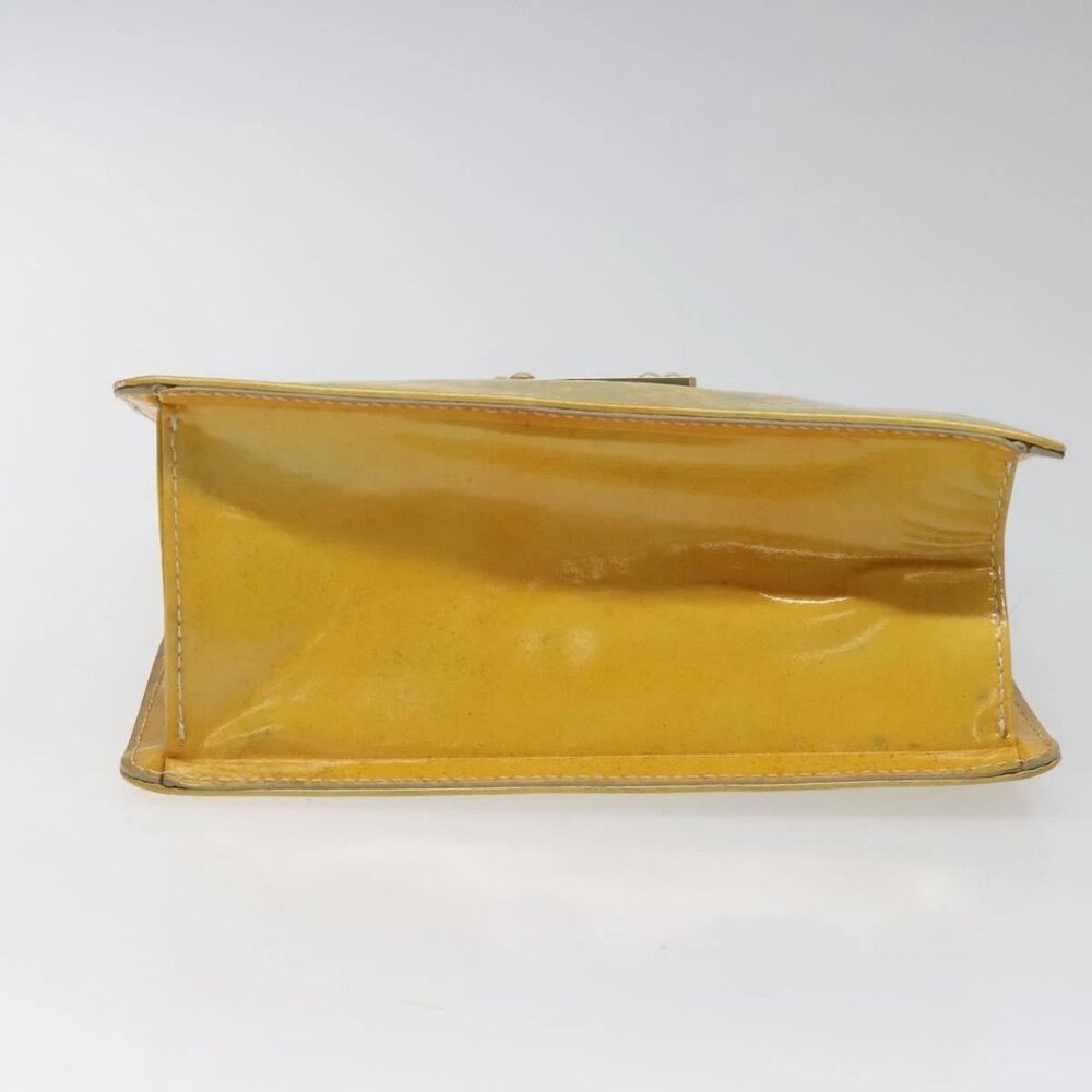 LOUIS VUITTON Monogram Vernis Spring Street Hand Bag Gris M91029 LV Auth 114335 - Picture 6 of 15